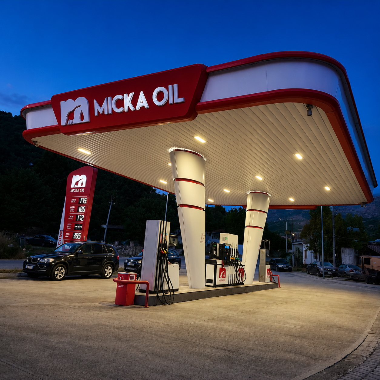 Stacion karburanti Micka Oil në Memaliaj